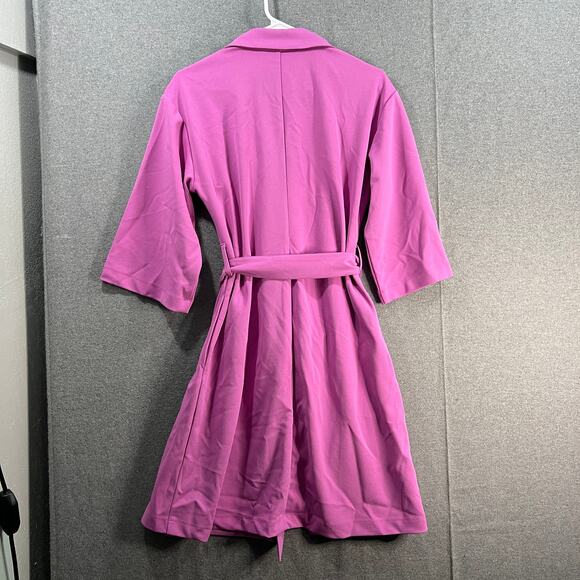 Girl With Curves 3/4-Sleeve Wrap Cost with Tie Wa Padiant Orchid Size XXSP - Picture 2 of 10